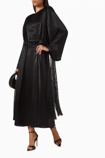 بلوزة بشرّابات وطيّات