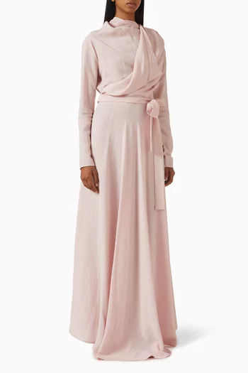 Loren Belted Wrap Dress