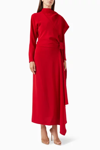 Issa Shawl Dress