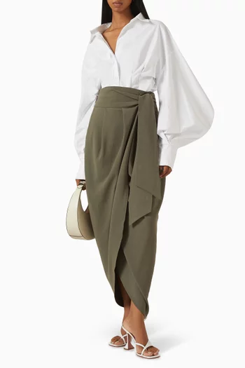 Oma Pintuck Shirt