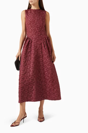 Jacquard Midi Dress