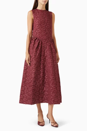 Jacquard Midi Dress