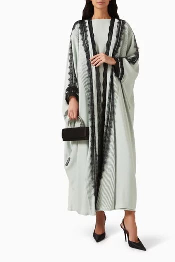 Shadowline Lace Abaya Set