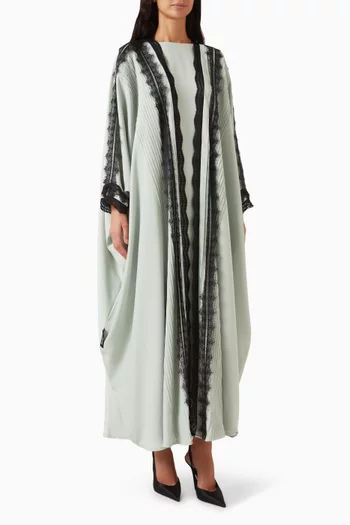 Shadowline Lace Abaya Set