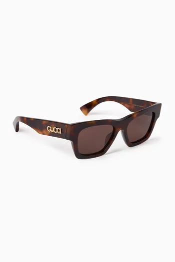 Miami Square-frame Sunglasses in Acetate