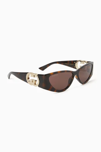 Hailey Oval Sunglasses