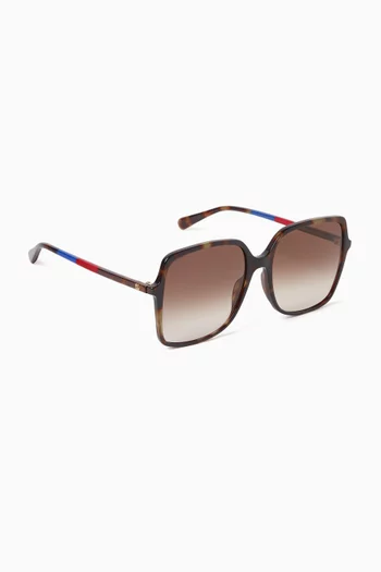 Ultralight Oversized Sunglasses in Acetate