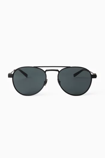 SL 708 Aviator Sunglasses in Metal