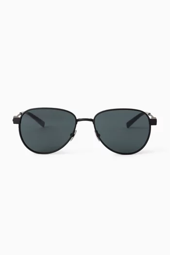 SL 772 D-Frame Sunglasses in Metal