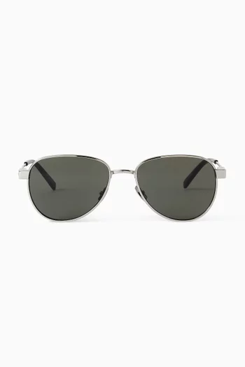 SL 772 D-Frame Sunglasses in Metal