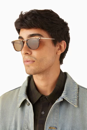 SL 753 D-Frame Sunglasses in Acetate