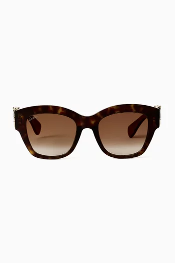 Oversized Sunglasses in Acetate