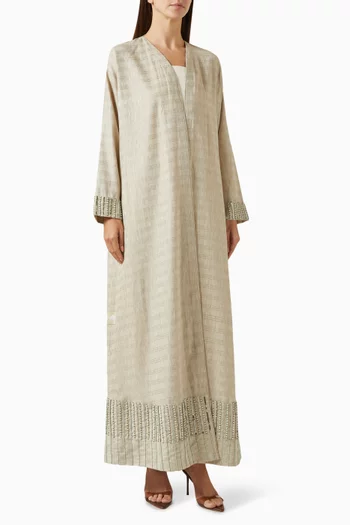 Embellished-trims Abaya
