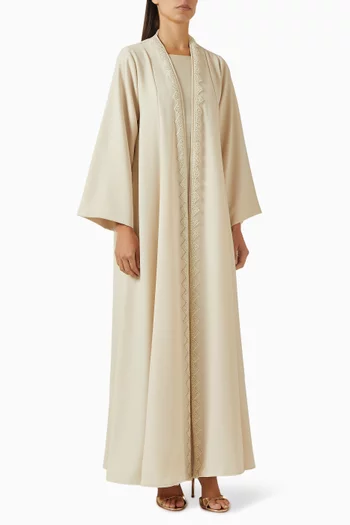 طقم عباية مطرز، 3 قطع