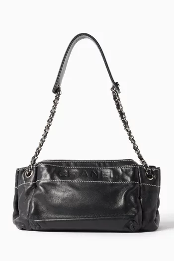 حقيبة كتف من الألفينيات جلد ماعز