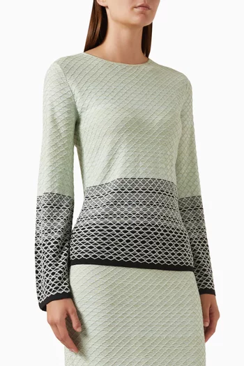 بلوزة ميرينا منسوجة