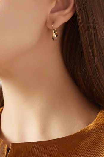 Roscida Quartz Earrings in 14kt Gold Vermeil