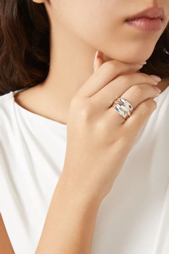 Wave Ring in Sterling Silver