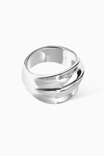 Wave Ring in Sterling Silver
