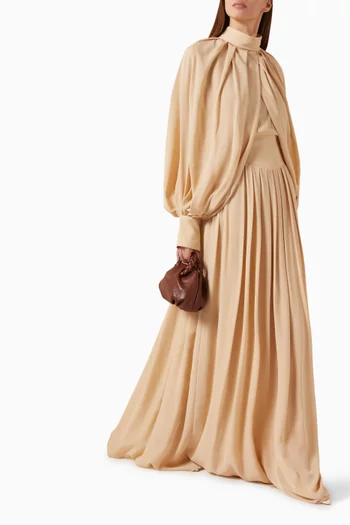 Elaine Draped Maxi Dress