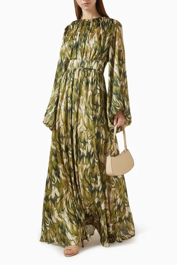 Jamila Printed Maxi Dress