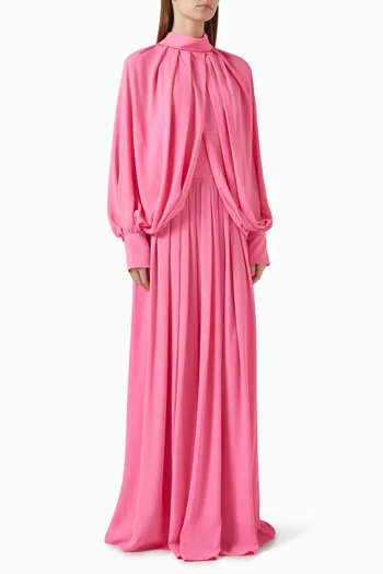 Elaine Draped Maxi Dress