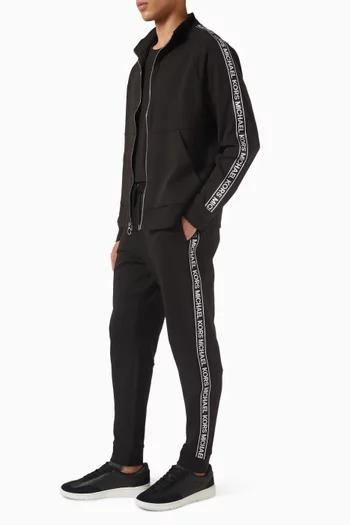 Logo Tape Sweatpants in Cotton-blend