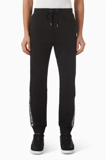 Logo Tape Sweatpants in Cotton-blend