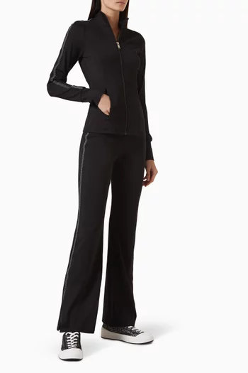 Logo-tape Zip Jacket