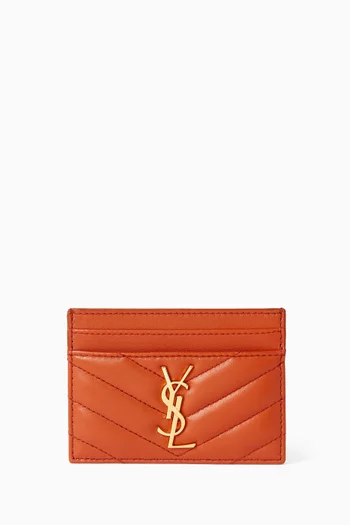 Cassandre Card Case in Matelassé Nappa