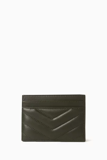 Cassandre Matelassé Card Case in Leather