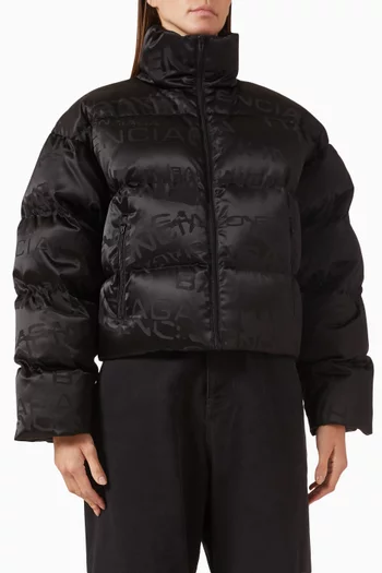 Messy Cropped Puffer Jacket