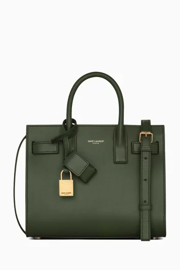 Nano Sac de Jour Tote Bag in Leather