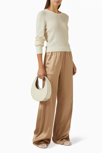 سترة كلارك بحياكة مضلعة كشمير