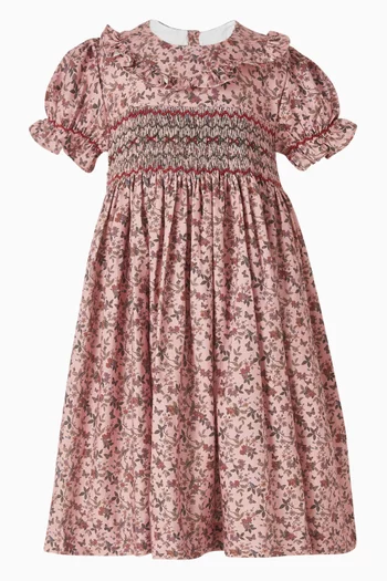 فستان سيلفانا قطن عضوي بكشكش