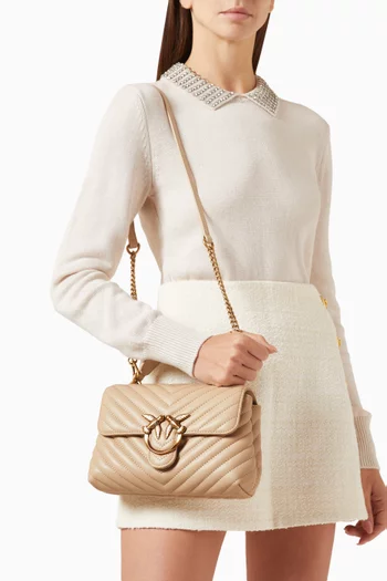 حقيبة ليدي لوف ميني بتصميم منفوخ جلد نابا