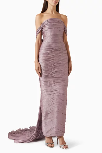 Off-shoulder Gown