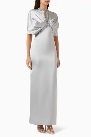 فستان سهرة يوجين ستان وكريب