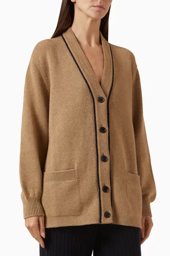 كارديغان بابلو كشمير من صوف صغار الماعز