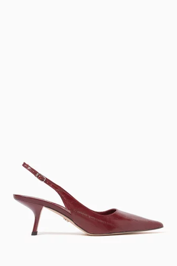 Bianka 60 Slingback Pumps in Nappa