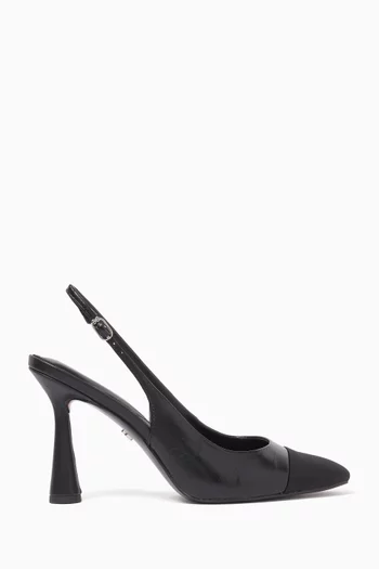 Essa 95 Slingback Pumps in Leather & Suede