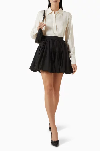 تنورة دي ان ايه قصيرة قماش تفتا