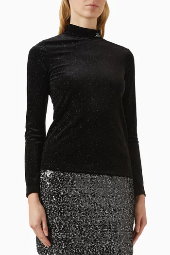 Sparkling Top in Velvet