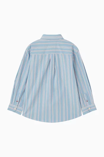 قميص مخطط قطن