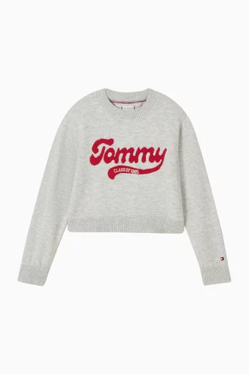 Logo Sweater in Knit
