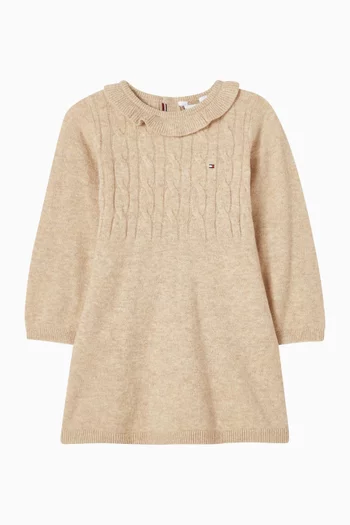 Cable Sweater Dress