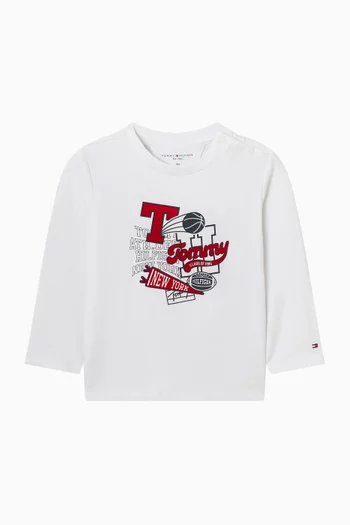 Varsity Graphic-print T-shirt in Cotton