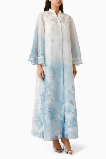 Aeris Embellished Dress in Organza