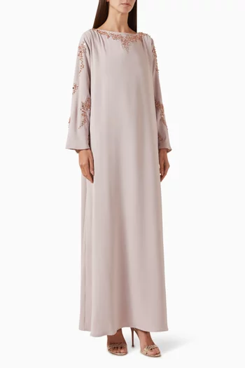 قفطان مطرز بالترتر