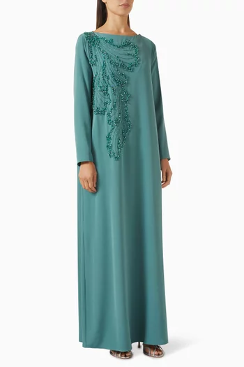 Bead-embellished Kaftan